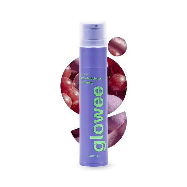 Glowee bělící zubní pasta Grape Bubblegum