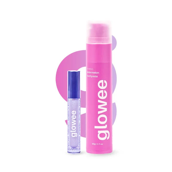 Glowee výhodný set zubní pasty a lesku na zuby