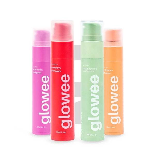 Glowee výhodný set ovocných zubních past (4 ks dle výběru)