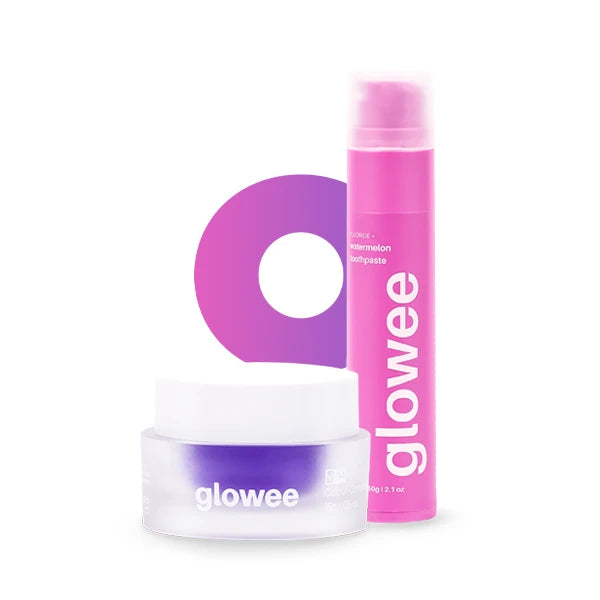 Glowee výhodný set zubní pasty a V34 bělícího prášku