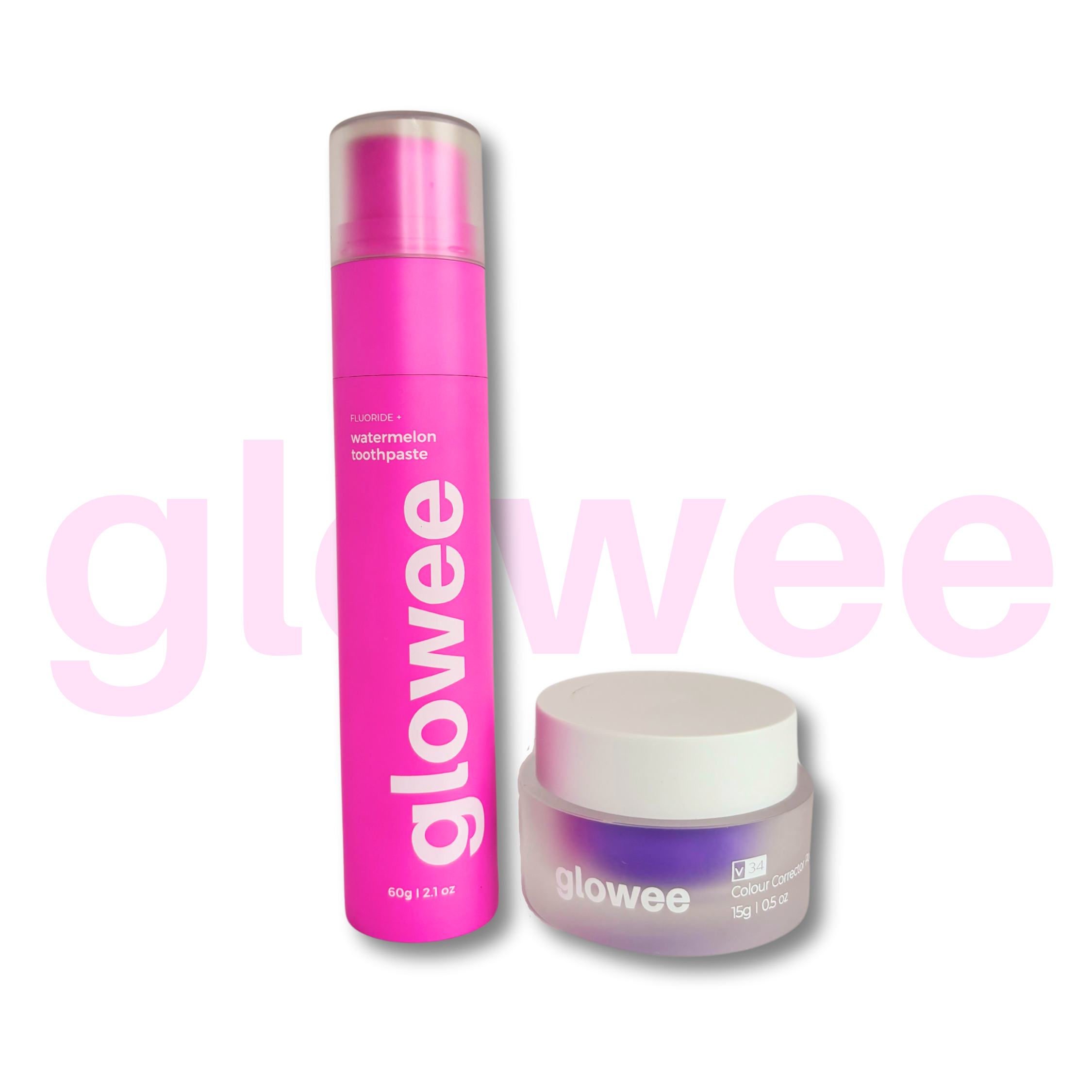 Glowee výhodný set zubní pasty a V34 bělícího prášku